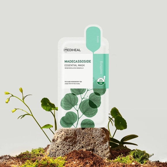 19x Mediheal Korean MADECASSOSIDE Essential Sheet Face Mask - Picture 2 of 7